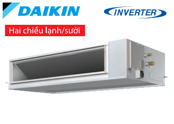 Điều hòa nối ống gió Daikin inverter 34.000BTU 2 chiều FBQ100EVE/RZQ100LV1